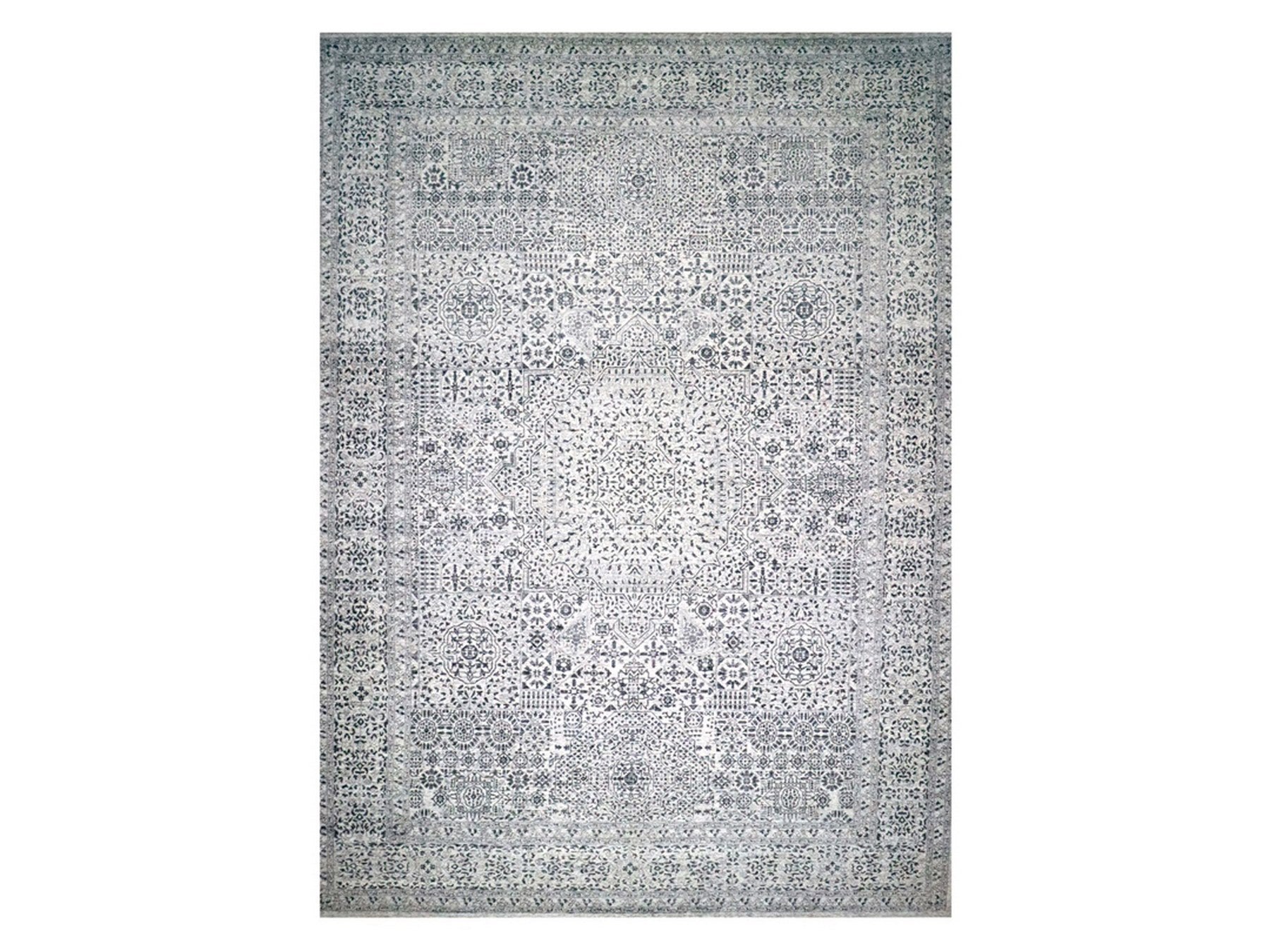 Mamluk Traditional hand-knotted wool rug in Ivory, 14'11" x 20'0", SKU O076119