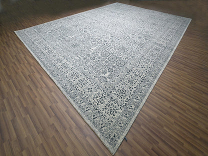 Ivory 14'11" x 20'0" Mamluk Hand knotted Wool Rug - Sku: O076119