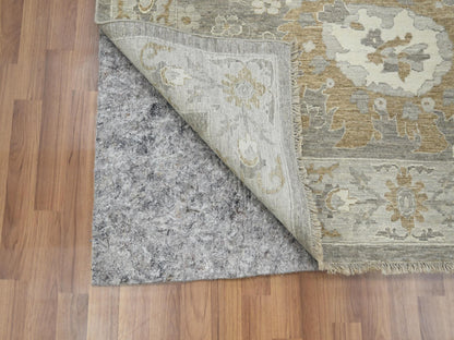 Mahal Oushak hand-knotted wool rug in Gray, 8'11" x 11'10" — SKU O076164 (view 4)
