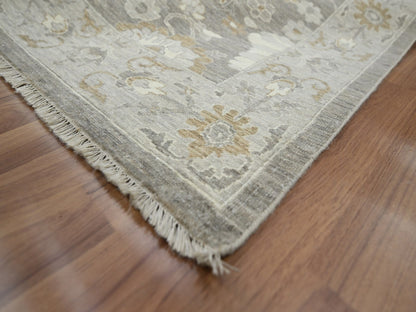 Mahal Oushak hand-knotted wool rug in Gray, 8'11" x 11'10" — SKU O076164 (view 6)