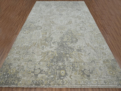 Sultanabad Oushak hand-knotted wool rug in Gray, 9'2" x 12'5" — SKU O076169 (view 2)