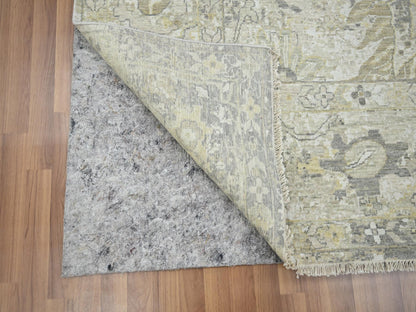 Sultanabad Oushak hand-knotted wool rug in Gray, 9'2" x 12'5" — SKU O076169 (view 4)