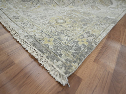 Sultanabad Oushak hand-knotted wool rug in Gray, 9'2" x 12'5" — SKU O076169 (view 6)