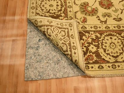 Brown 10'0" x 13'10" Vintage Hand knotted Wool Rug - Sku: O076170