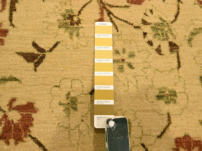 Brown 10'0" x 13'10" Vintage Hand knotted Wool Rug - Sku: O076170