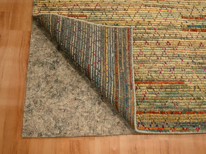 Beige 9'1" x 12'2" Modern and Contemporary Hand knotted Wool/Silk Rug - Sku: O076173