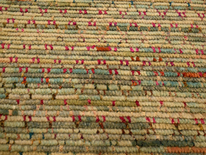 Beige 9'1" x 12'2" Modern and Contemporary Hand knotted Wool/Silk Rug - Sku: O076173