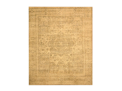 Brown 7'9" x 10'3" Mamluk Hand knotted Wool Rug - Sku: O076180