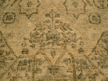 Brown 7'9" x 10'3" Mamluk Hand knotted Wool Rug - Sku: O076180