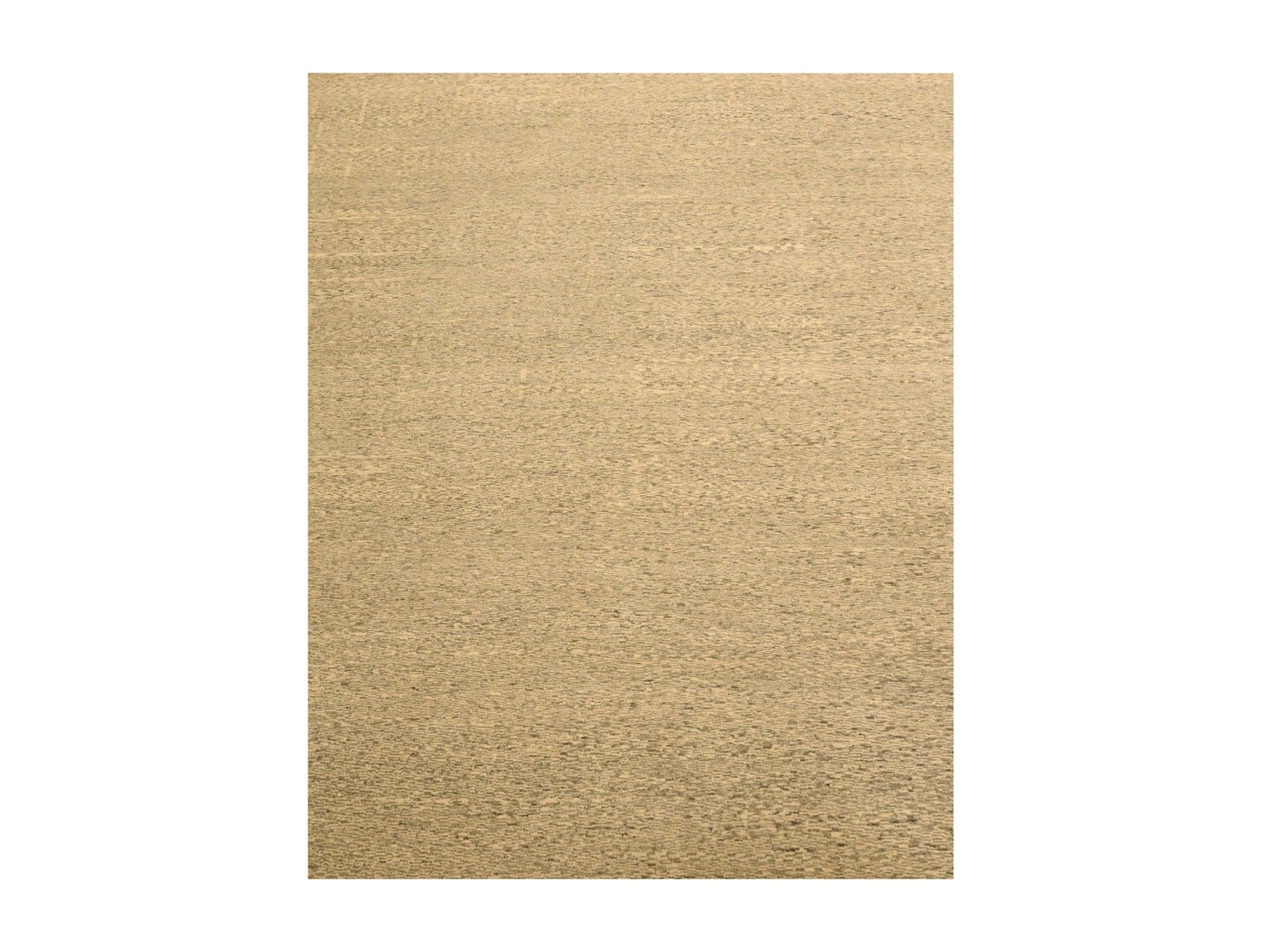 Beige 7'9" x 9'7" Modern and Contemporary Hand knotted Wool Rug - Sku: O076183