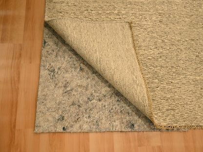 Beige 7'9" x 9'7" Modern and Contemporary Hand knotted Wool Rug - Sku: O076183