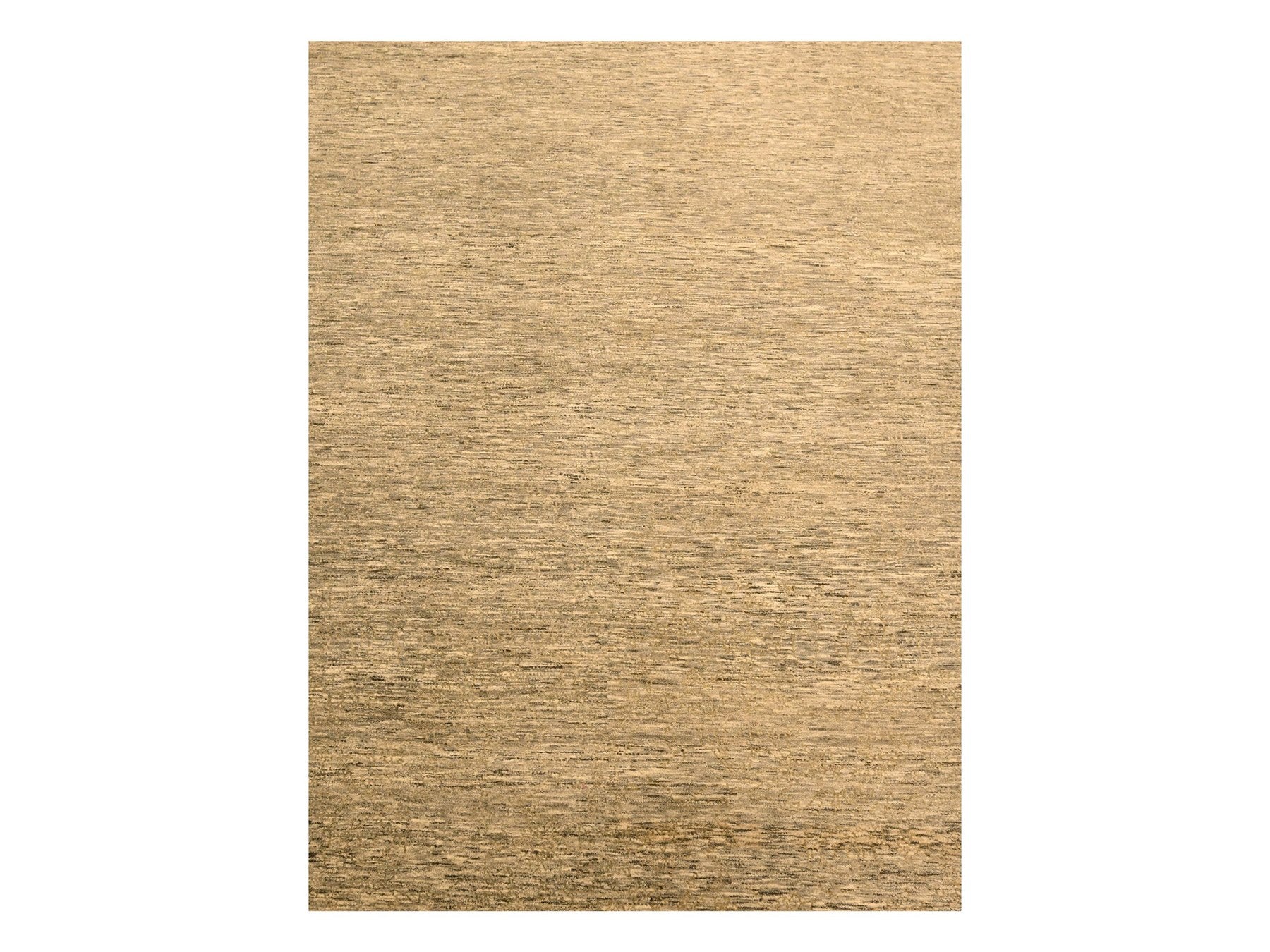 Brown 8'10" x 11'10" Modern and Contemporary Hand knotted Wool Rug - Sku: O076185