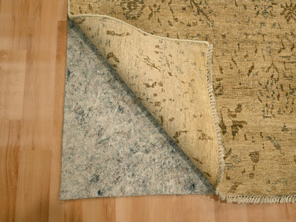 Brown 7'9" x 10'1" Arts And Crafts Hand knotted Wool Rug - Sku: O076193