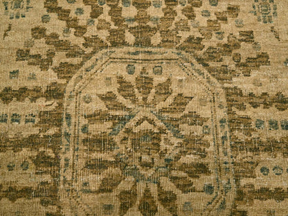 Brown 7'9" x 10'1" Arts And Crafts Hand knotted Wool Rug - Sku: O076193