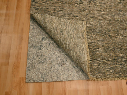 Modern / Contemporary hand-knotted wool rug in Brown, 7'6" x 9'11" — SKU O076196 (view 4)