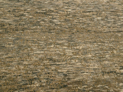 Brown 7'6" x 9'11" Modern and Contemporary Hand knotted Wool Rug - Sku: O076196