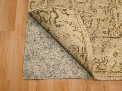 Brown 2'4" x 19'11" Vintage Hand knotted Wool Rug - Sku: O076207