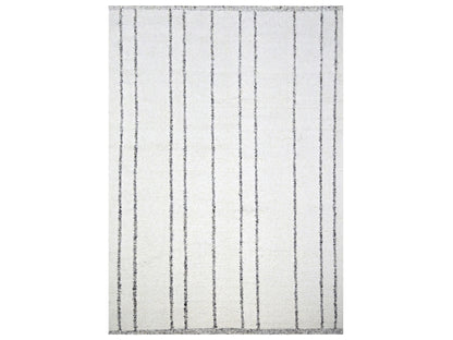 Modern / Contemporary hand-knotted wool rug in Ivory, 10' x 14' — SKU O076212