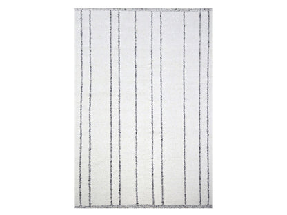 Modern / Contemporary hand-knotted wool rug in Ivory, 9'3" x 12'1" — SKU O076220
