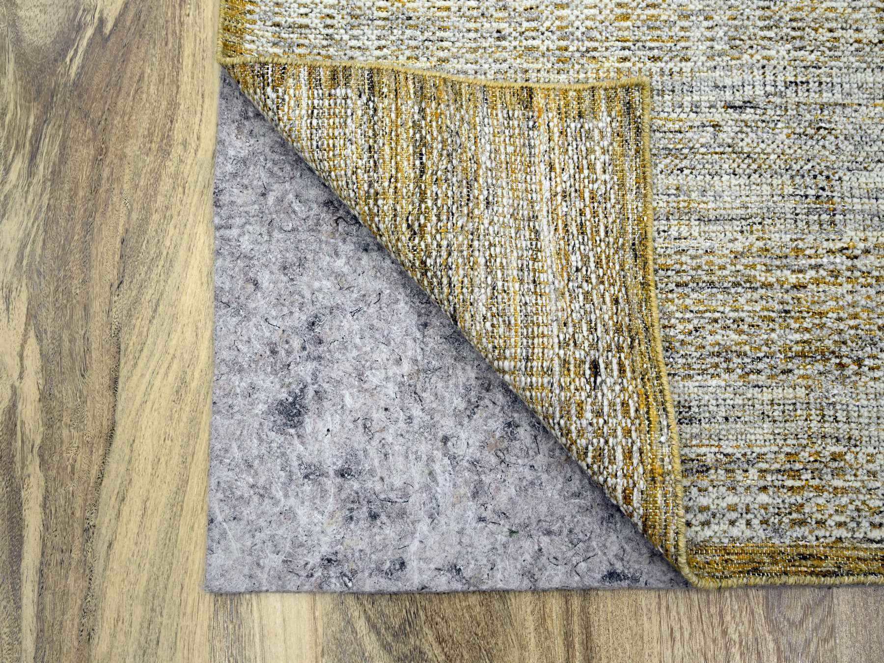 Modern / Contemporary hand-knotted wool rug in Yellow, 6'1" x 9'1" — SKU O076244 (view 4)