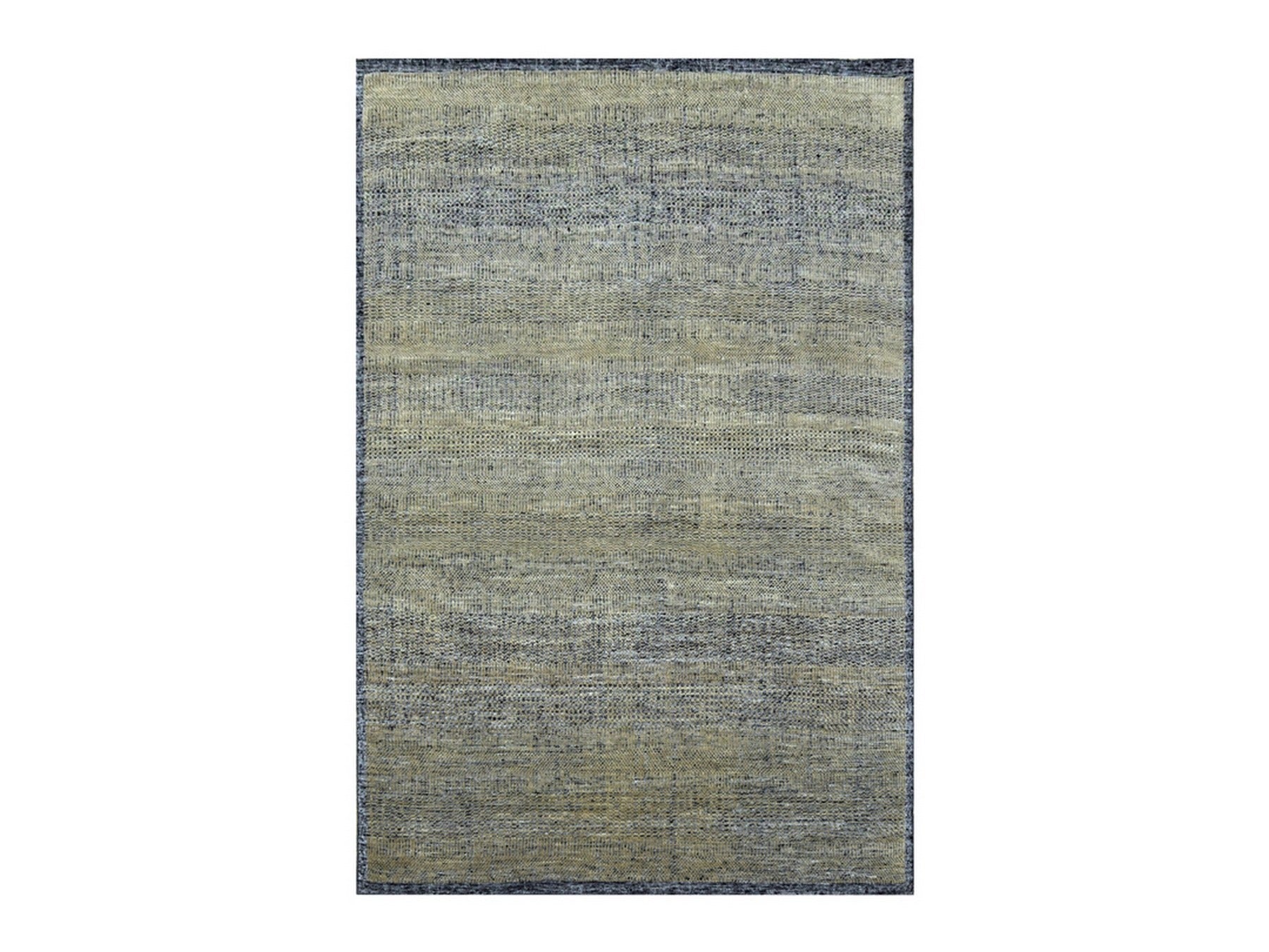 Modern / Contemporary hand-knotted wool rug in Brown, 6' x 9'2" — SKU O076246