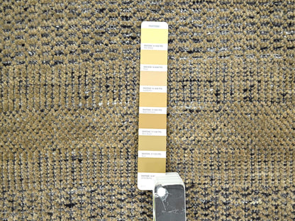 Brown 6'0" x 9'2" Modern and Contemporary Hand knotted Wool Rug - Sku: O076246