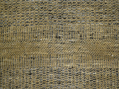 Brown 6'0" x 9'2" Modern and Contemporary Hand knotted Wool Rug - Sku: O076246
