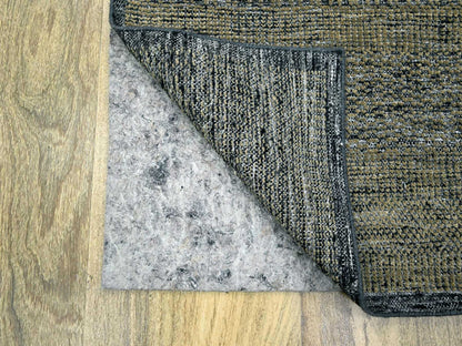 Brown 2'6" x 8'0" Modern / Contemporary Hand knotted Wool Rug - Sku: O076267