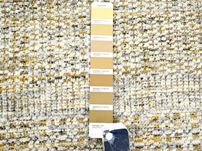 Modern / Contemporary hand-knotted wool runner in Yellow, 2'8" x 8'2" — SKU O076275 (view 4)