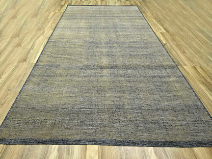 Brown 10'0" x 14'0" Modern / Contemporary Hand knotted Wool Rug - Sku: O076283