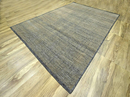 Brown 10'0" x 14'0" Modern / Contemporary Hand knotted Wool Rug - Sku: O076283