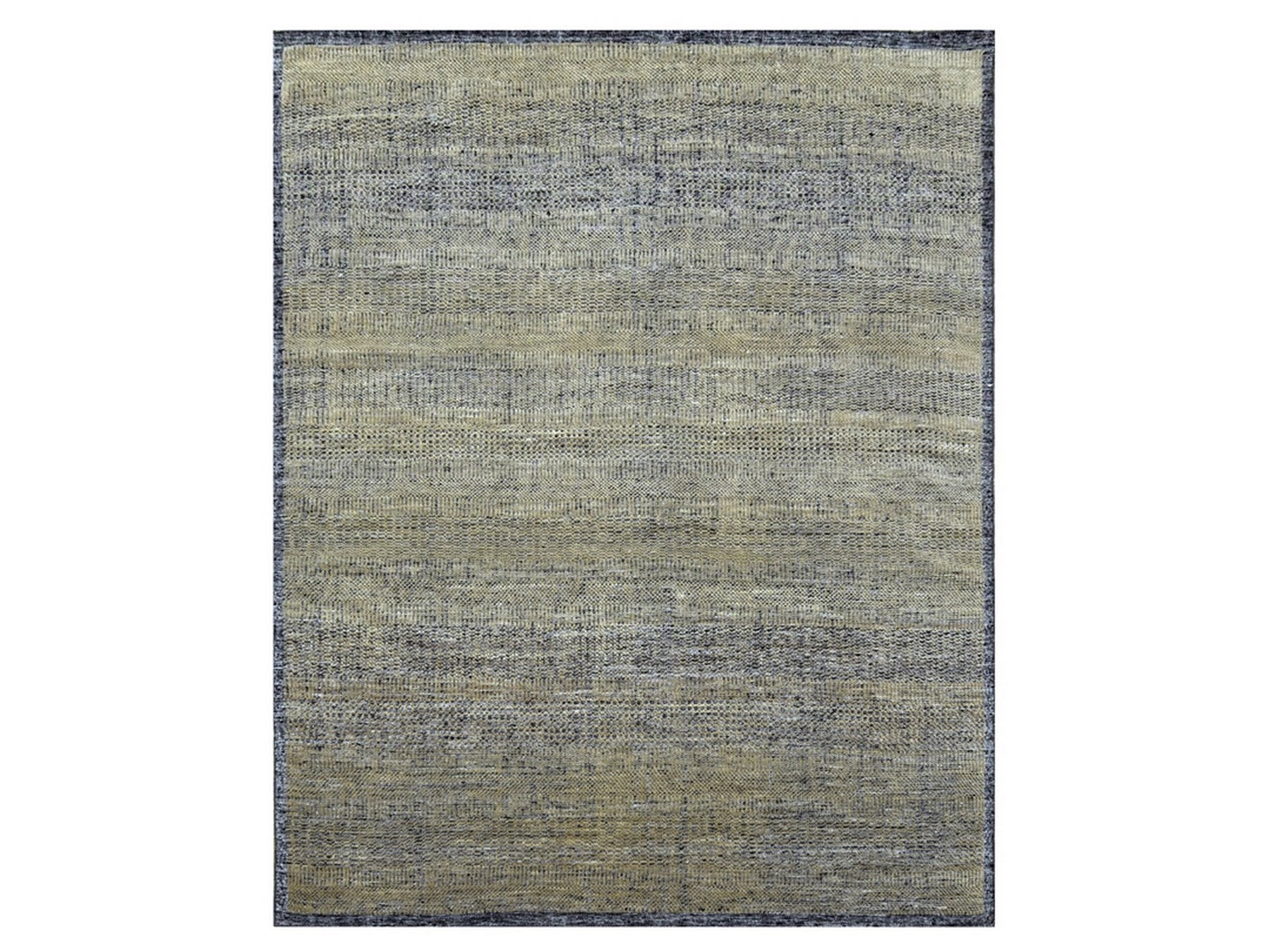 Modern / Contemporary hand-knotted wool rug in Brown, 11'10" x 15' — SKU O076288