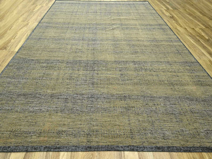 Brown 11'10" x 15'0" Modern / Contemporary Hand knotted Wool Rug - Sku: O076288