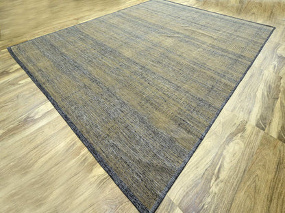 Brown 11'10" x 15'0" Modern / Contemporary Hand knotted Wool Rug - Sku: O076288