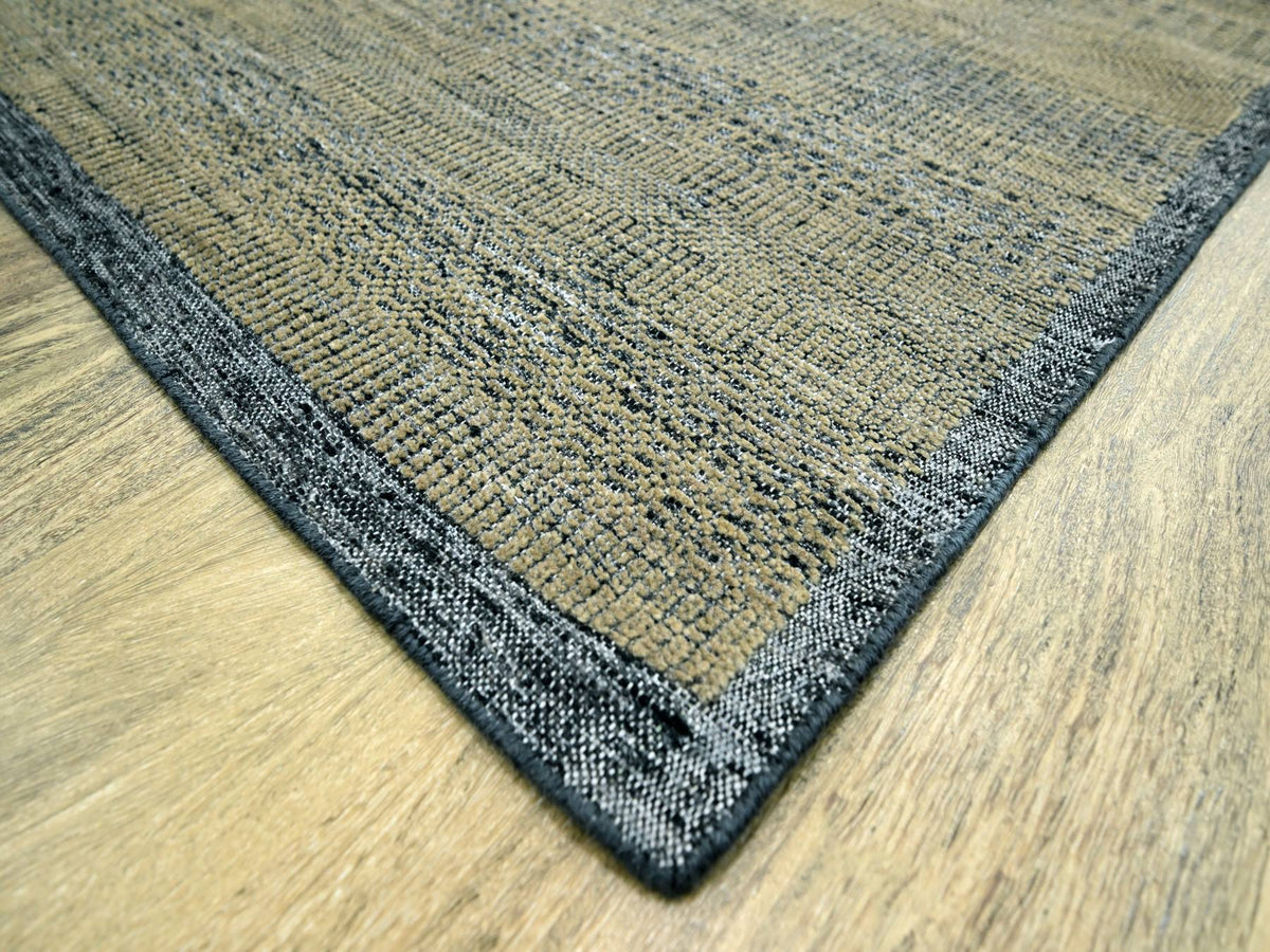 Modern / Contemporary hand-knotted wool rug in Brown, 11'10" x 15' — SKU O076288 (view 6)