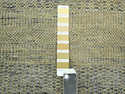 Brown 10'0" x 10'0" Modern / Contemporary Hand knotted Wool Rug - Sku: O076289