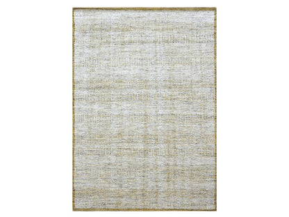 Modern / Contemporary hand-knotted wool rug in Yellow, 10' x 13'10" — SKU O076290