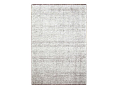 Modern / Contemporary hand-knotted wool rug in Red, 6' x 9' — SKU O076293