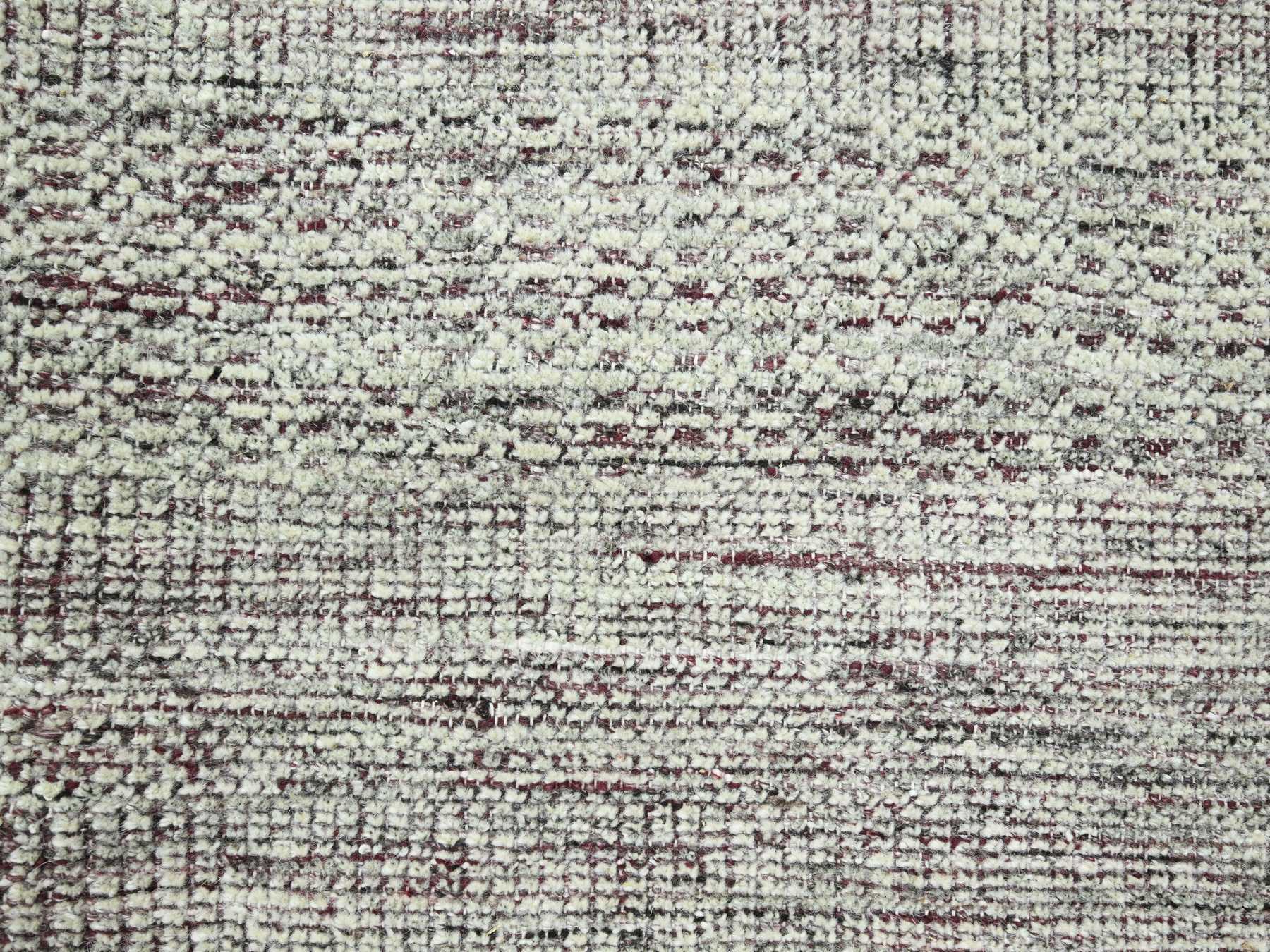 Modern / Contemporary hand-knotted wool rug in Red, 9' x 12' — SKU O076297 (view 8)