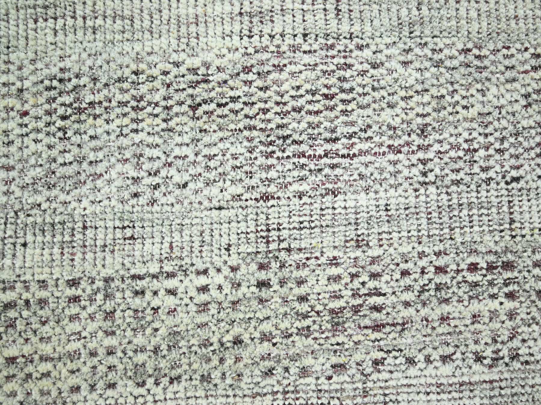 Modern / Contemporary hand-knotted wool rug in Red, 7'11" x 10' — SKU O076299 (view 8)