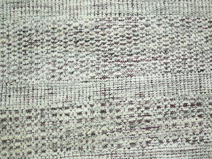 Modern / Contemporary hand-knotted wool rug in Red, 7'11" x 10' — SKU O076299 (view 8)
