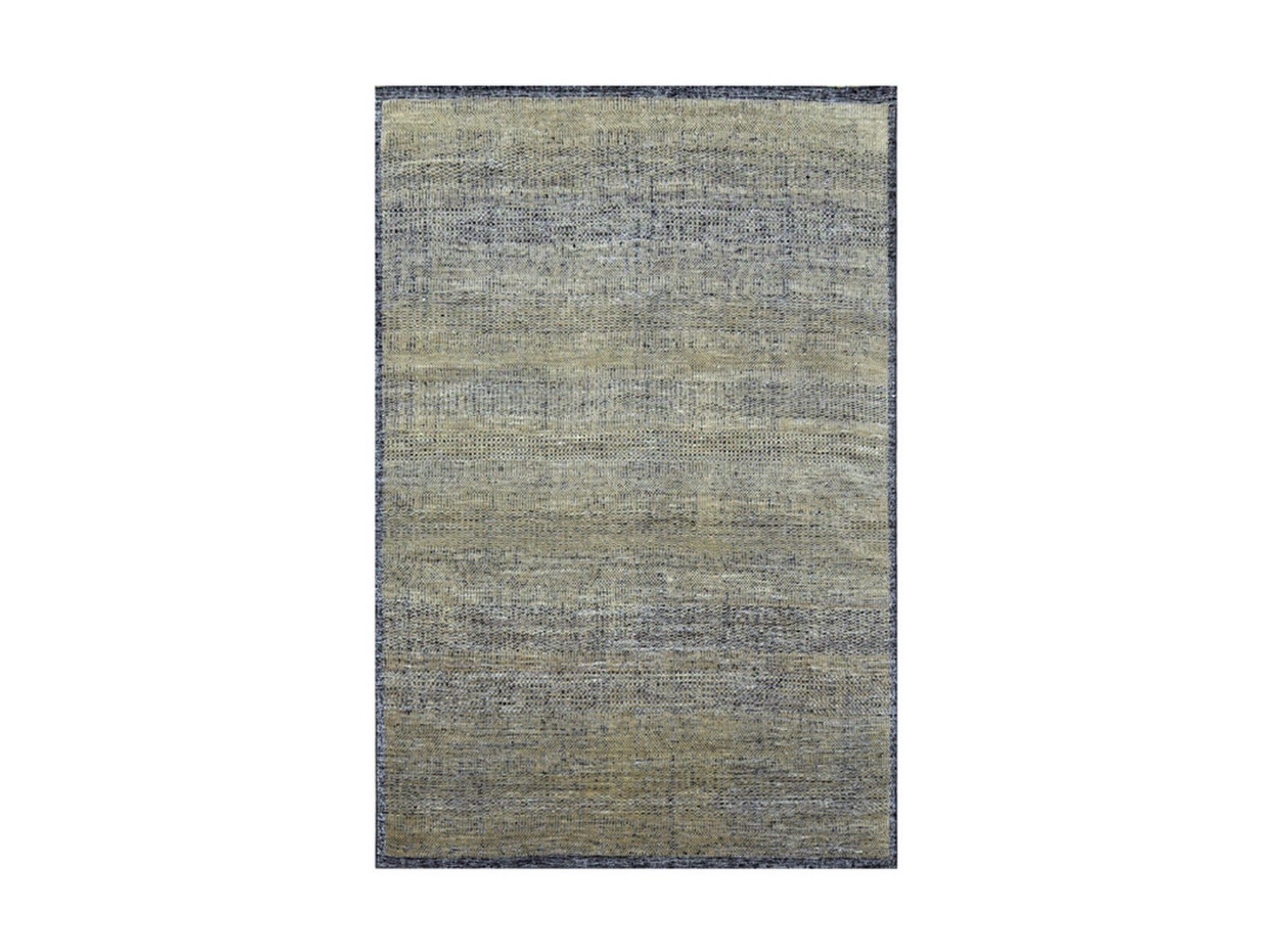Modern / Contemporary hand-knotted wool rug in Brown, 6' x 9'3" — SKU O076302