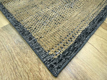 Brown 6'0" x 9'3" Modern / Contemporary Hand knotted Wool Rug - Sku: O076302