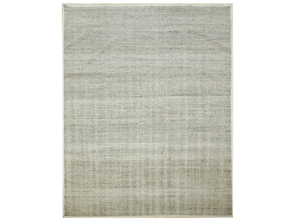 Modern / Contemporary hand-knotted wool rug in Gray, 12'1" x 14'10" — SKU O076304