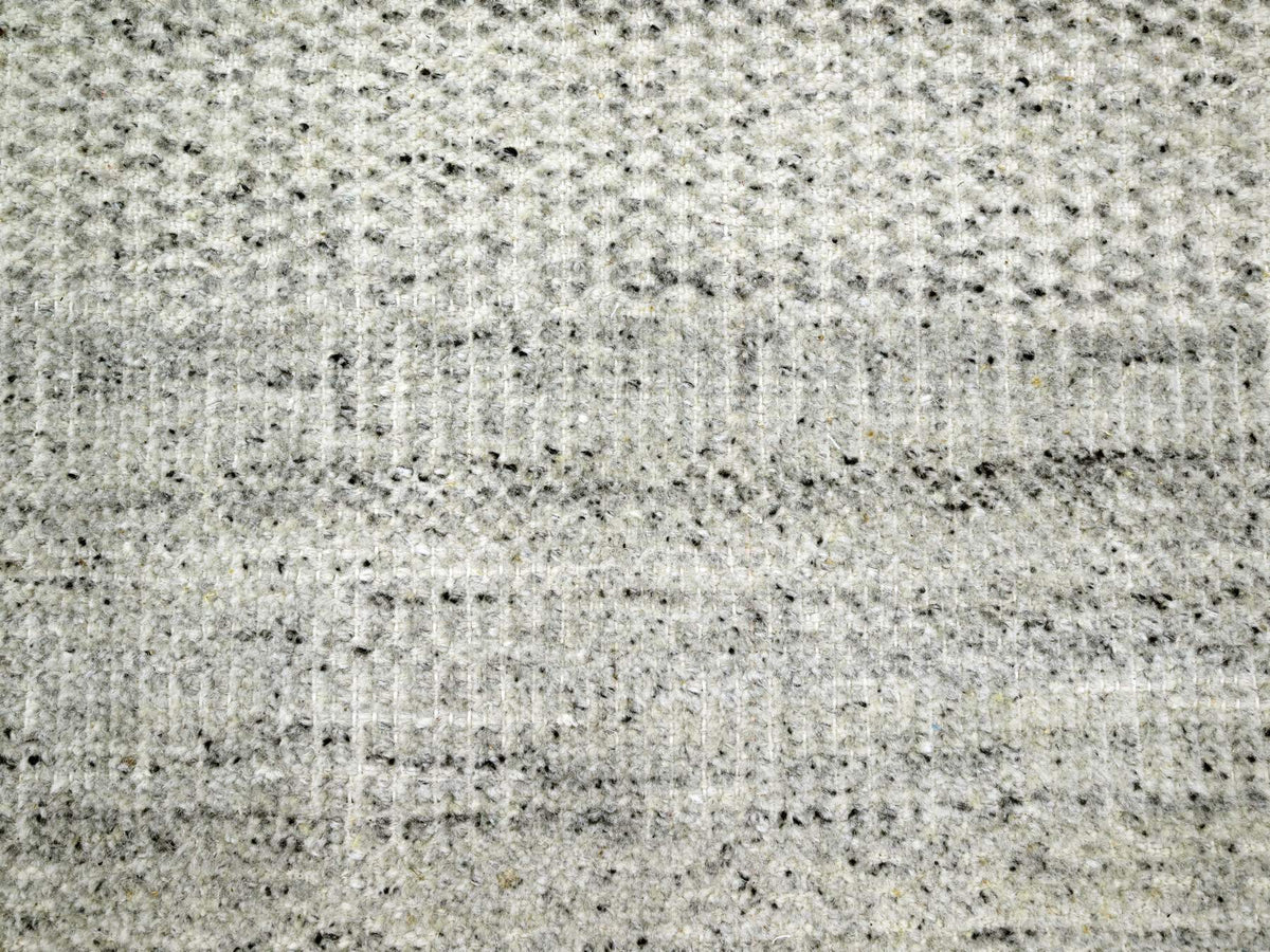 Modern / Contemporary hand-knotted wool rug in Gray, 12'1" x 14'10" — SKU O076304 (view 8)