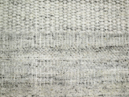 Modern / Contemporary hand-knotted wool rug in Gray, 12'1" x 14'10" — SKU O076304 (view 8)