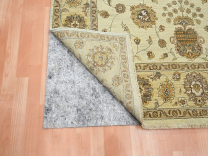 Ziegler Oushak hand-knotted wool rug in Ivory & Beige, 5'6" x 8'1" — SKU O076356 (view 3)