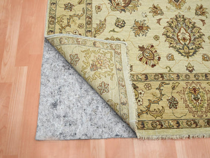 Ziegler Oushak hand-knotted wool rug in Ivory & Beige, 5'6" x 8'1" — SKU O076361 (view 3)