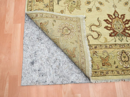 Ziegler Oushak hand-knotted wool rug in Ivory & Beige, 5'5" x 8'1" — SKU O076362 (view 3)