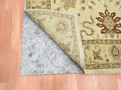 Ziegler Oushak hand-knotted wool rug in Ivory & Beige, 5'5" x 8'4" — SKU O076365 (view 3)